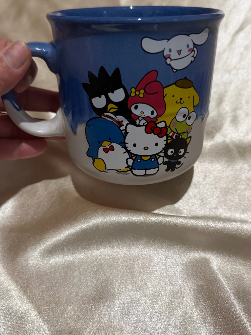 Silver Buffalo Sanrio Hello Kitty and Friends 20 oz Reactive Glaze Ceramic Mug